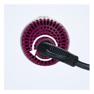 Hot air hair curler, approx. 400 W, dual voltage 115/230 V