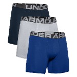 UA Charged Cotton 6in 3 Pack-BLU