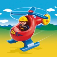 Požiarna helikoptéra Playmobil