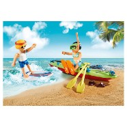 Plážové auto s prívesom Playmobil