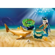 Kráľ morí so žraločím kočiarom Playmobil