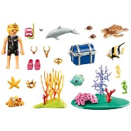 Potápačka s pokladom Playmobil