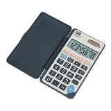 EC 3718 Pocket Calculator Silver