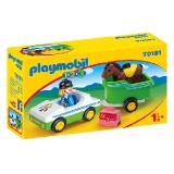 Auto s prívesom pre koníkov Playmobil