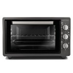 Electric oven with conven
